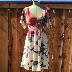 *NWOT* Cream floral Tibi (Nordstrom) dress